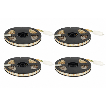 Lot de 4 Guirlandes Lumineuses Solaires LED Blanches soit 12m de lumière - 4 x 3 ml