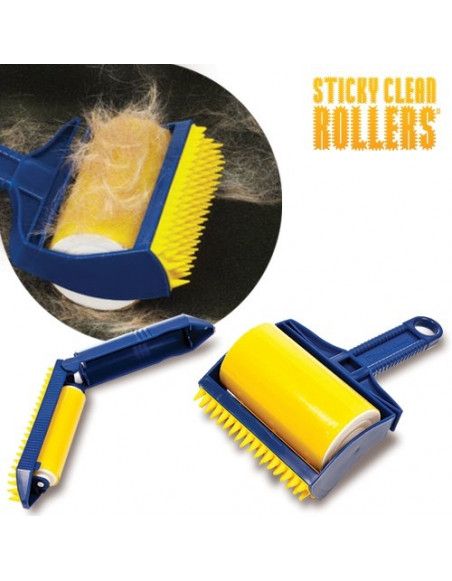 Sticky clean rollers - Rouleau à main + mini rouleau de voyage