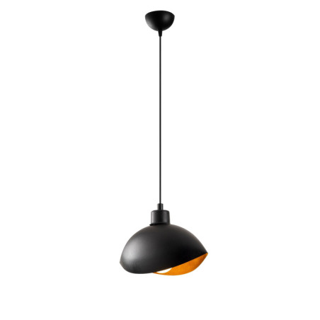 Suspension Luminaire Métal Noir - 28 x 15 cm - Style Industriel