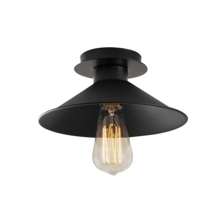 Suspension Luminaire Métal Noir - D24 cm - Style Industriel