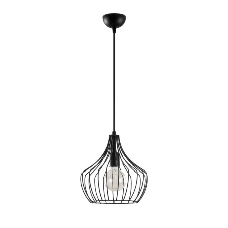 Suspension Luminaire Métal Noir - D27 cm - Style Industriel