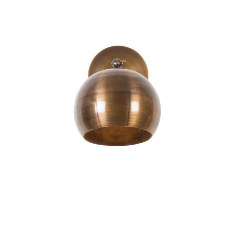 Applique murale Lampe Métal Cuivre - 15 x 28 cm - Douille E27 - Style Industriel