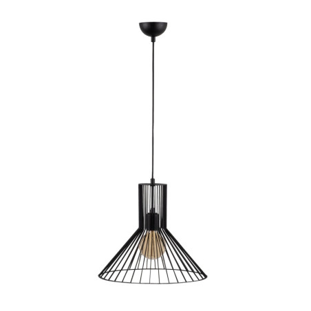 Suspension Luminaire Métal Noir - D38 cm - Style Industriel