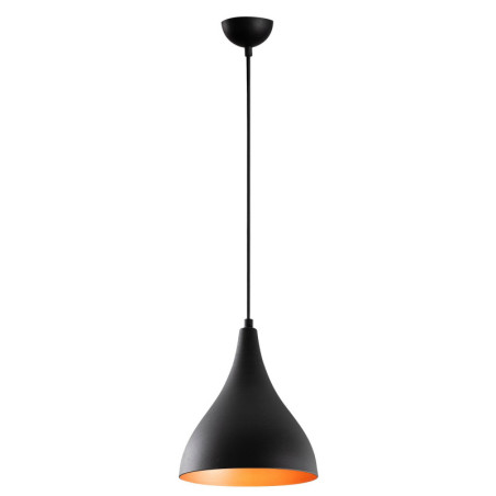 Suspension Luminaire Fer Noir - D22 cm - Style Industriel