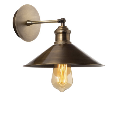 Applique murale Lampe Fer Or - D24 cm - Style Industriel