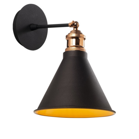 Applique murale Lampe Fer Noir - D20 cm - Style Industriel