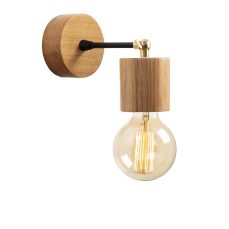 Applique murale Lampe Fer Or - D10 cm - Style Industriel