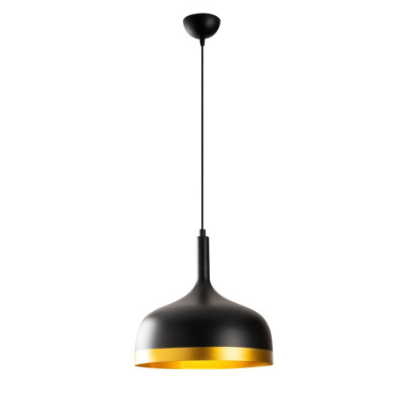 Suspension Luminaire Métal Noir - D30 cm - Style Moderne