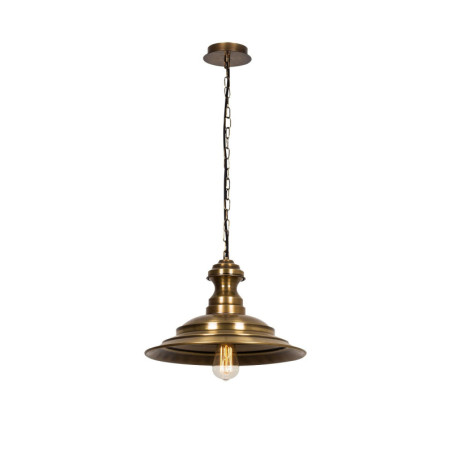 Suspension Luminaire Métal Or - D39 cm - Style Industriel