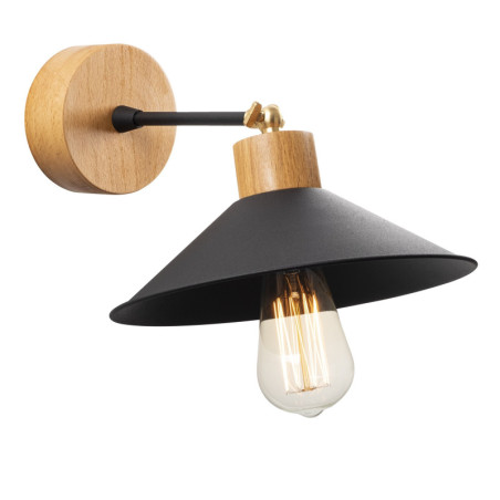 Applique murale Lampe Métal Noir - D24 cm - Style Moderne