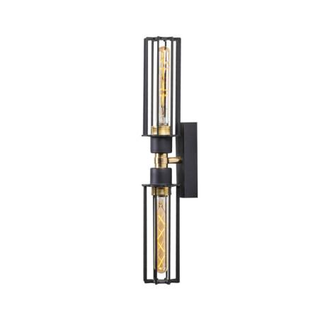 Applique murale Lampe Fer Noir - 8 x 15 cm - Douille E27 - Style Moderne