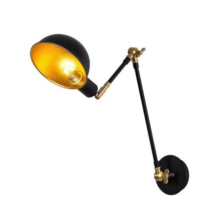 Applique murale Lampe Métal Noir - 30 x 50 cm - Douille E27 - Style Industriel