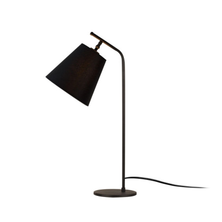Lampe à poser Lampe de table Métal Noir - 16 x 28 cm - Douille E27 - Style Industriel