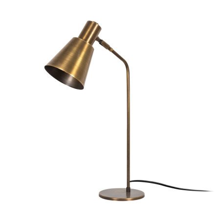 Lampe à poser Lampe de table Métal Cuivré - 14 x 28 cm - Douille E27 - Style Industriel