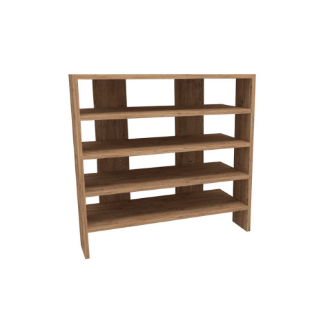 Meuble à chaussures Armoire à chaussures Bois décor pin atlantique - L75,6 x H72 x P31,4 cm - Moderne