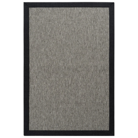 Tapis gris et vison - 200 x 300 cm - Tissage sisal