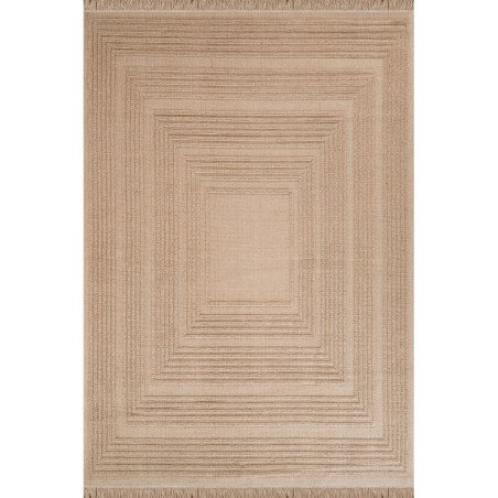 Tapis beige - 80 x 150 cm - Poils 5 mm