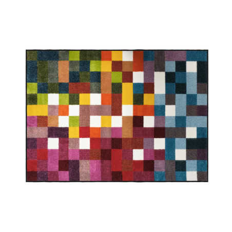 Tapis en jute multicolore - 120 x 170 cm - Poils 12 mm