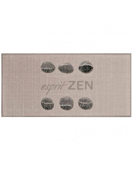 Tapis rectangle imprimé Zen - 57 x 115 cm
