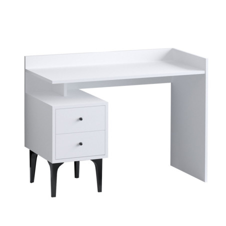 Bureau en bois MDF mélaminé blanc - Dimensions à compléter