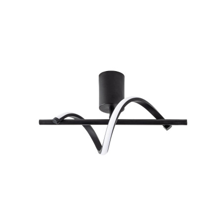 Suspension Luminaire en métal noir - 33 x 10 x 7 cm - LED SMD 5W - IP20