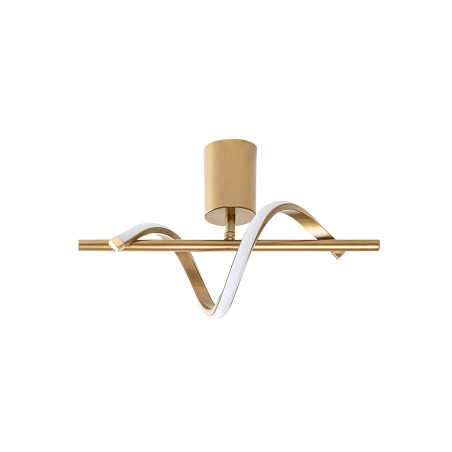 Suspension Luminaire en métal doré - 33 x 10 x 7 cm - LED SMD 5W - IP20