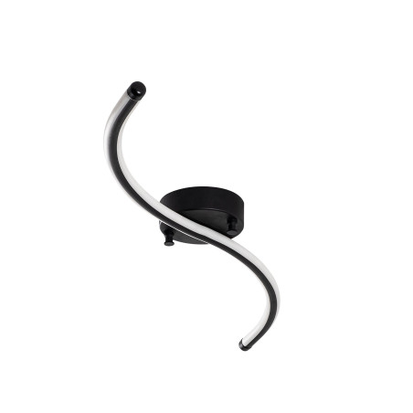 Suspension Luminaire en métal noir - 67 x 5 x 10 cm - LED intégrée 16W 3000K - IP20