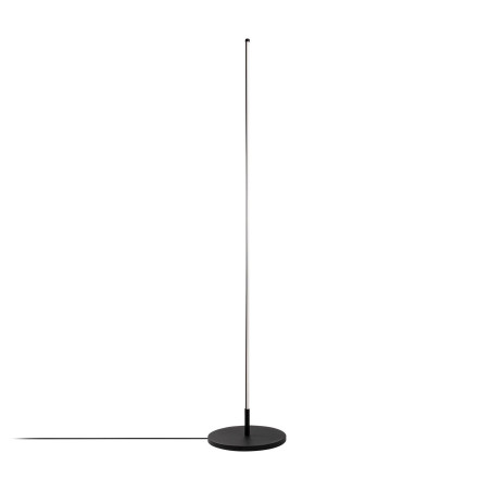 Lampadaire Lampe sur pied en métal noir - Ø 30 x H 153 cm - LED intégrée 36W 3000K - IP20