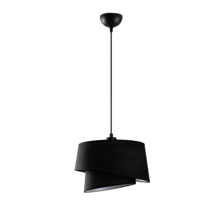 Suspension Luminaire en métal noir - 32 x 32 x H 120 cm