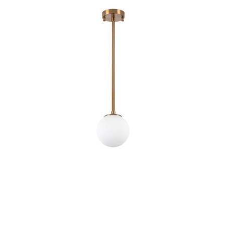 Suspension Luminaire en métal finition vintage avec verre - 61 x 15 x 15 cm - 1 x E14 Max 40W