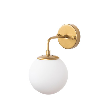 Suspension Luminaire en métal doré et verre - 20 x 15 x 40 cm - 1 x E14 Max 40W - IP20