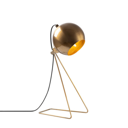 Lampe de table en métal finition vintage - 28 x 15 x H 45 cm - 1 x E14 Max 40W - IP20