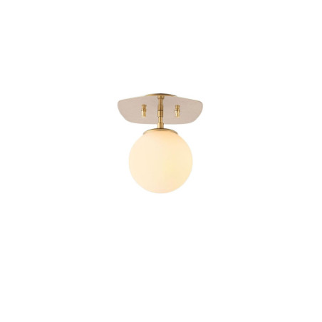 Suspension Luminaire en métal doré - 20 x 15 x 40 cm - 1 x E14 Max 40W - IP20
