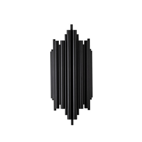 Applique murale Lampe en métal noir - 24 x 15 x 15 cm - 1 x E14 Max 40W - IP20