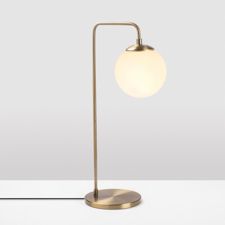 Lampe de table en métal finition vintage - 15 x 25 x H 55 cm - E14 Max 40W - IP20