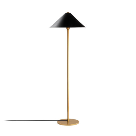 Lampadaire Lampe sur pied en métal doré hauteur 150 cm E27 max 40 W Moderne