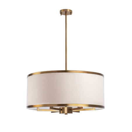 Suspension Luminaire en métal finition vintage diamètre 60 cm 6 lumières E27 max 40 W Vintage