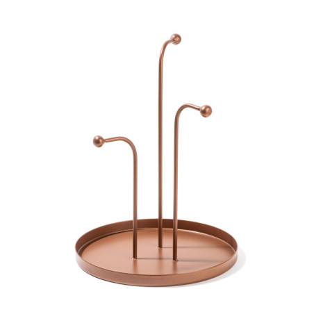 Accessoire décoratif Objet déco en métal cuivré diamètre 20,5 cm hauteur 27 cm