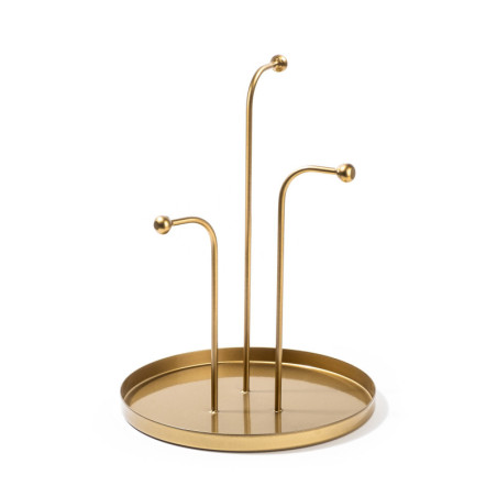 Accessoire décoratif Objet déco en métal doré diamètre 20,5 cm hauteur 27 cm