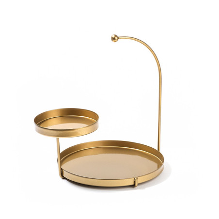 Accessoire décoratif Objet déco en métal doré largeur 25 cm hauteur 28 cm
