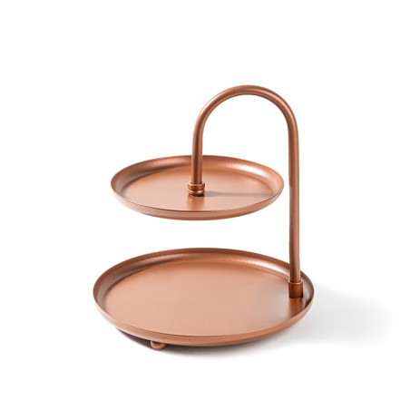 Accessoire décoratif Objet déco en métal cuivré diamètre 20 cm hauteur 21 cm