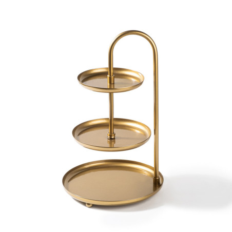 Accessoire décoratif Objet déco en métal doré diamètre 20 cm hauteur 32 cm