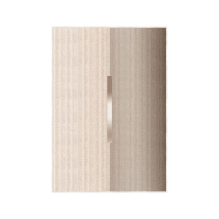 Tapis Moquette en Polyester Marron 160 x 230 cm Poils 5 mm Dos PVC Antidérapant