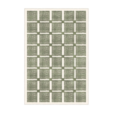 Tapis Moquette en Polyester Vert 160 x 230 cm Dos PVC Antidérapant