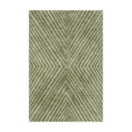 Tapis Moquette en Polyester Vert 160 x 230 cm Dos PVC Antidérapant