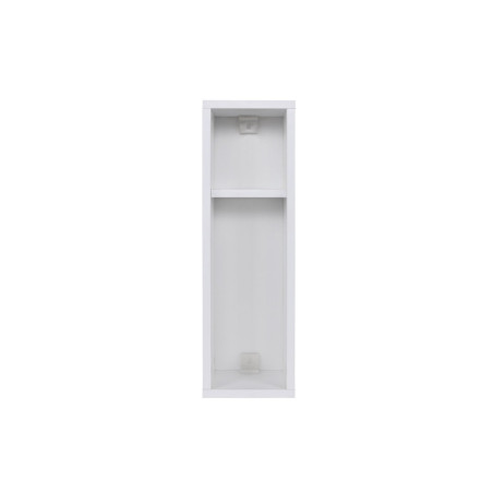 Table de chevet Table de nuit en bois MDF mélaminé blanc largeur 20 cm hauteur 65 cm