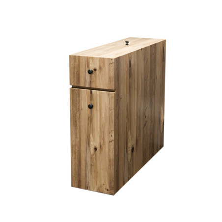 Meuble de salle de bain Armoire de rangement Bois MDF mélaminé Chêne L 60 cm avec tiroir Scandinave