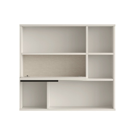 Étagère murale Rangement mural Bois MDF mélaminé Blanc L 90,1 cm Moderne