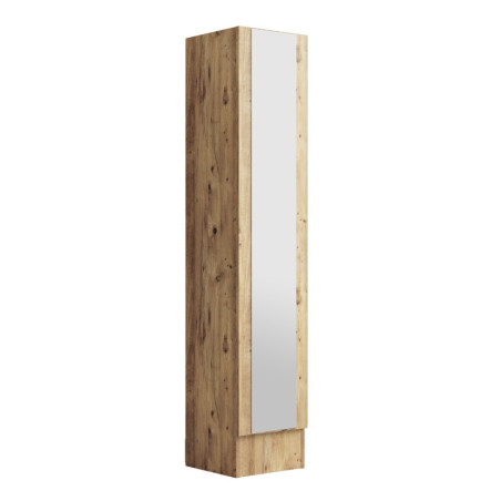 Meuble d'entrée Vestiaire en bois MDF mélaminé pin atlantique H 180 cm Moderne