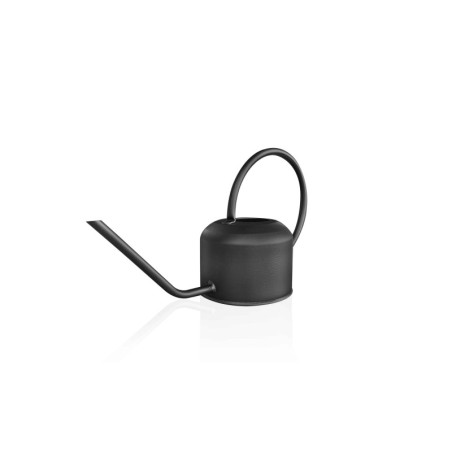 Arrosoir de jardin en acier inoxydable noir 0,9 L 13 x 13 x 10 cm